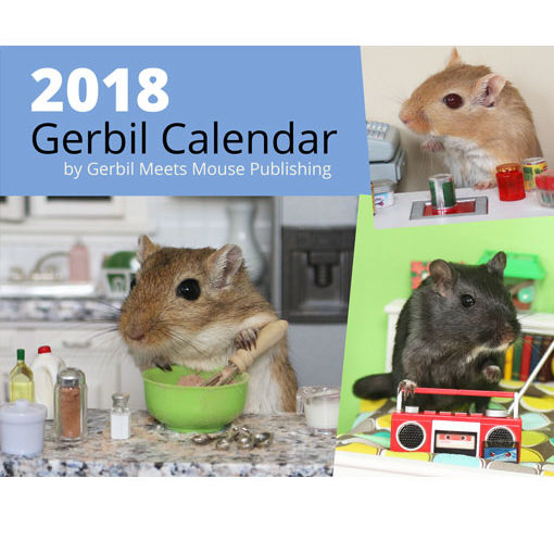2018 Gerbil Calendar Cover